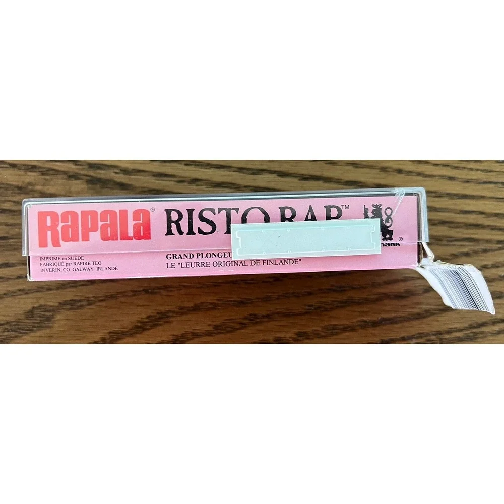 Rapala RR-7 S Silver / Black‎ Risto Rap Crankbait NIB